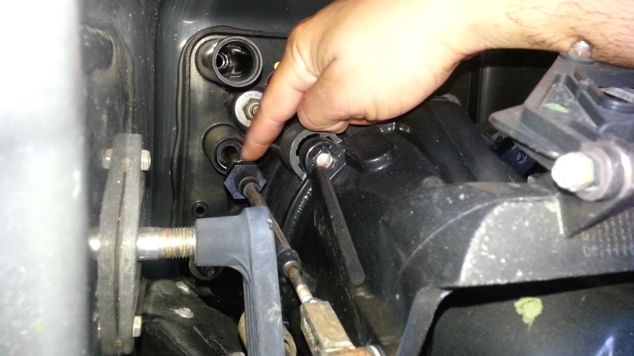 Sea Doo Steering & Reverse Cable Lock Nut Removal Install cayennebypass